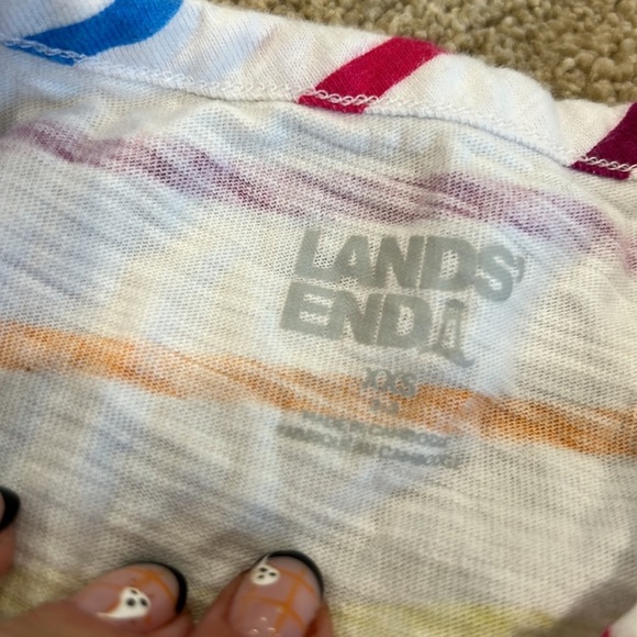Lands end size XXS(2-3) girls rainbow top - Picture 2 of 2